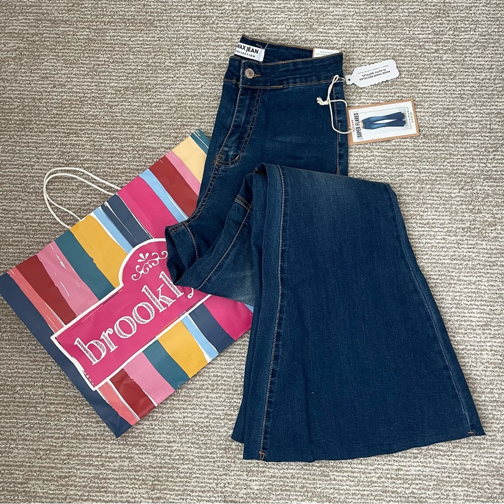 WAX JEANS - SUPER FLARE DENIM JEANS